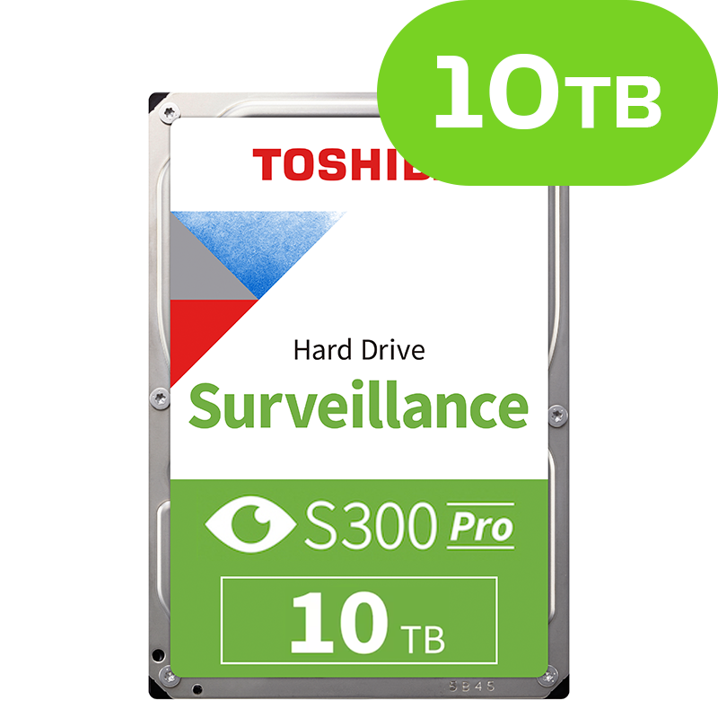 10TB Toshiba S300 Pro Surveillance Hard Drive HDWT31AUZSVA