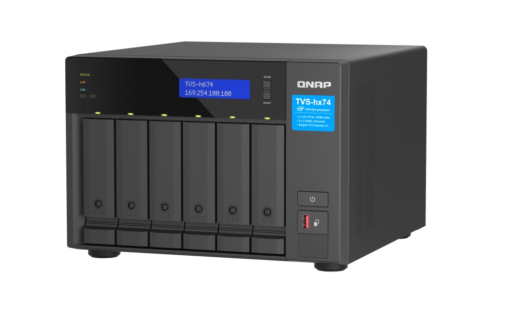 QNAP TVS-h674-i5-32G 6-bay NAS