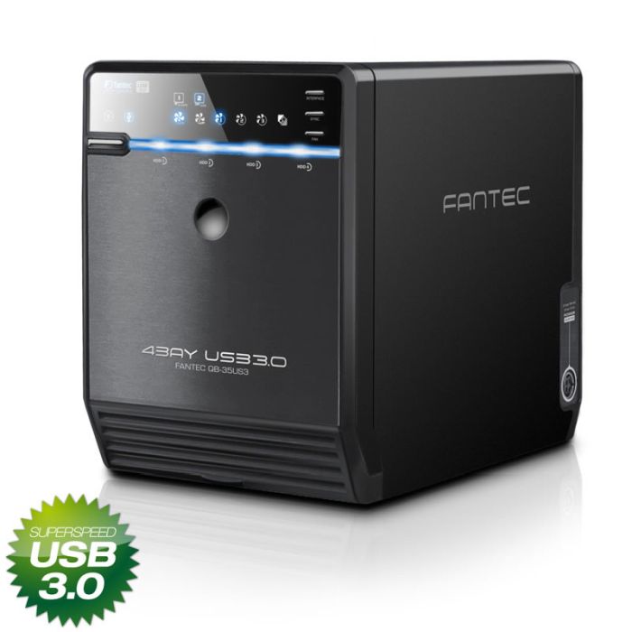 Fantec QB-35US3 Zwart
