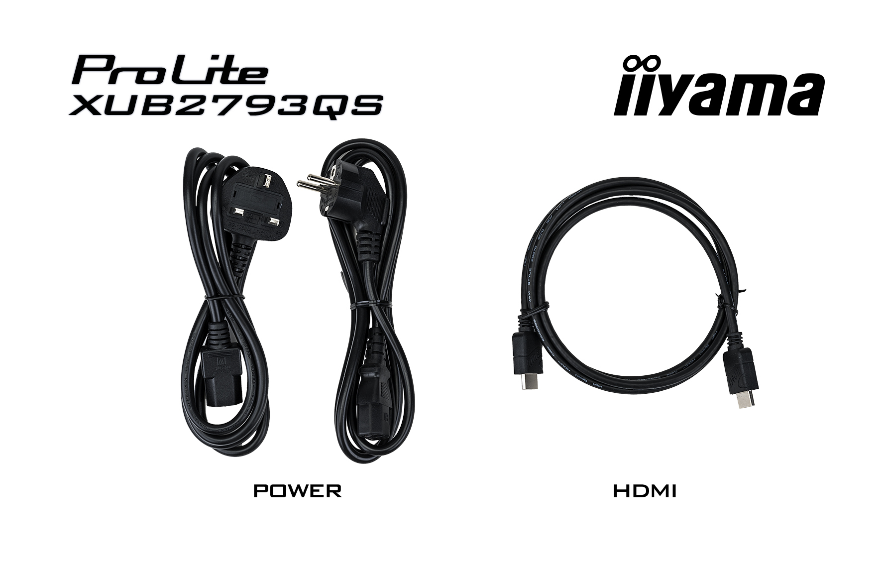 iiyama ProLite XUB2793QS-B1 27” WQHD met IPS-paneel zwart monitor