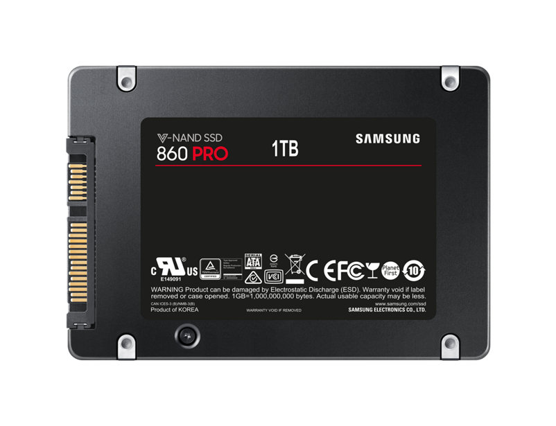 1TB Samsung SSD 860 PRO MZ-76P1T0B