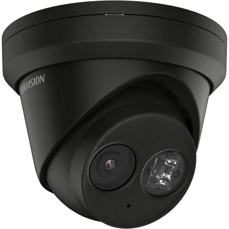 Hikvision DS-2CD2383G2-IU(2.8mm)(BLACK) 8MP AcuSense Fixed Turret Network Camera