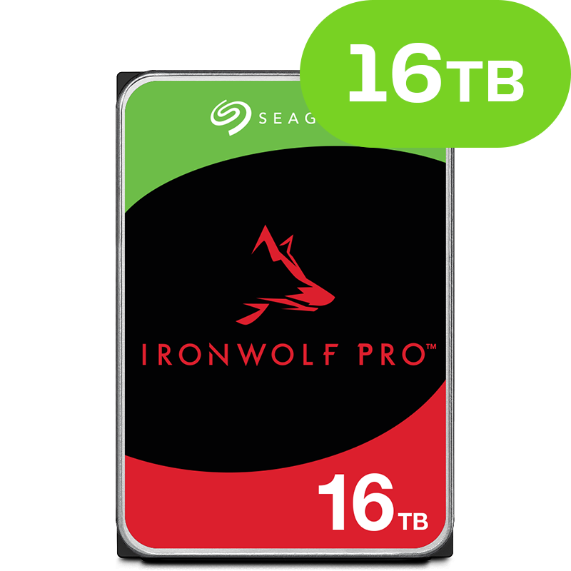 16TB Seagate IronWolf Pro NAS Pro ST16000NE000