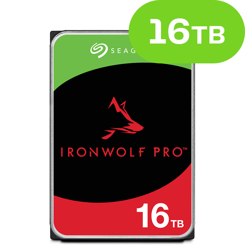 16TB Seagate Guardian IronWolf Pro NAS 3.5 inch ST16000NT001
