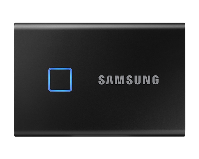 2TB Samsung Portable SSD T7 touch MU-PC2T0K - Black