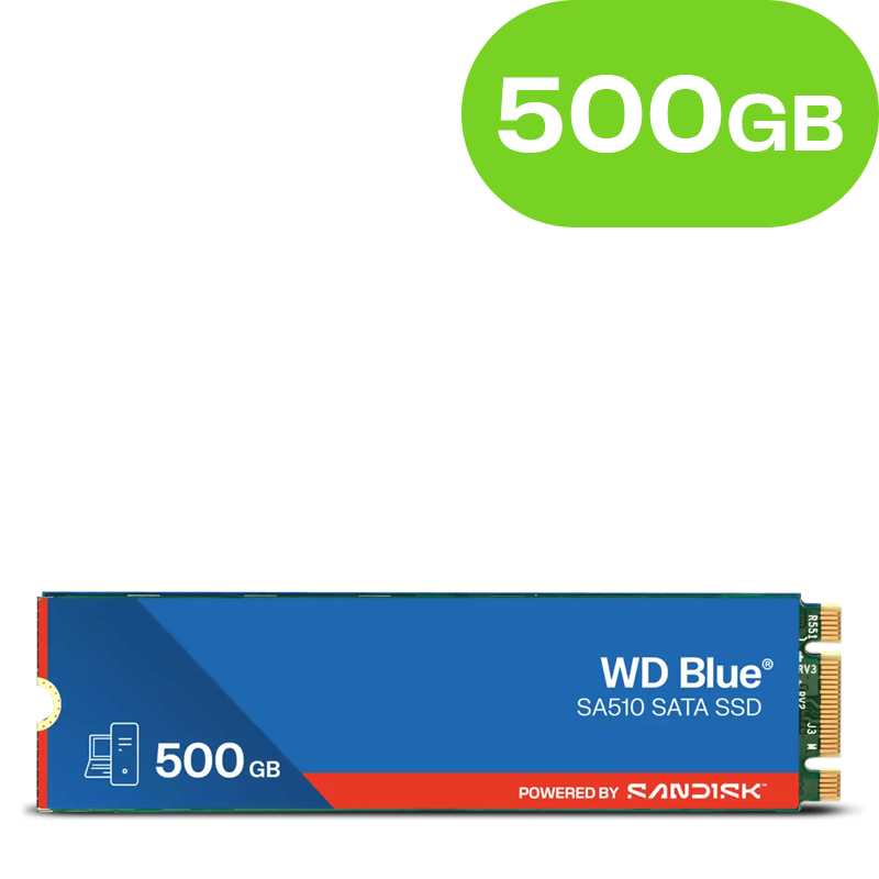 500GB Western Digital Blue SSD M.2 2280 WDS500G3B0B
