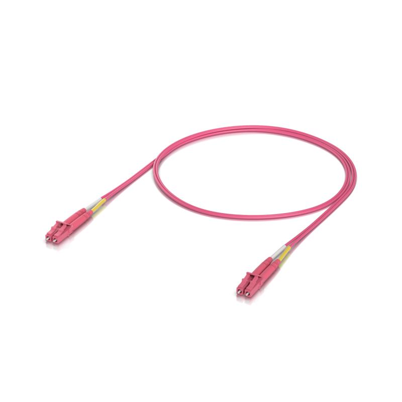 Ubiquiti OM4 Duplex LC UPC Fiber Patch Cable, 1m