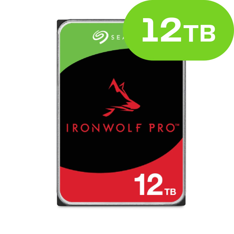 12TB Seagate Guardian IronWolf Pro NAS ST12000NT001