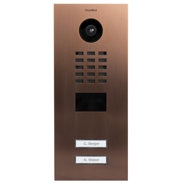 DoorBird IP Video Door Station D2102BV (In-wall/surface-mounted housing and power supply not included)