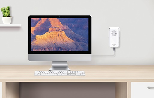 TP-LINK TL-PA8010P KIT AV1200 Gigabit Passthrough Powerline Starter Kit (2 items)