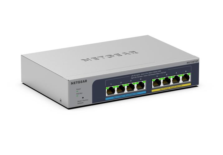 Netgear L3 4x2.5G PoE++ (230 W) + 4x2.5G PoE+ smart switch MS108TUP-100EUS