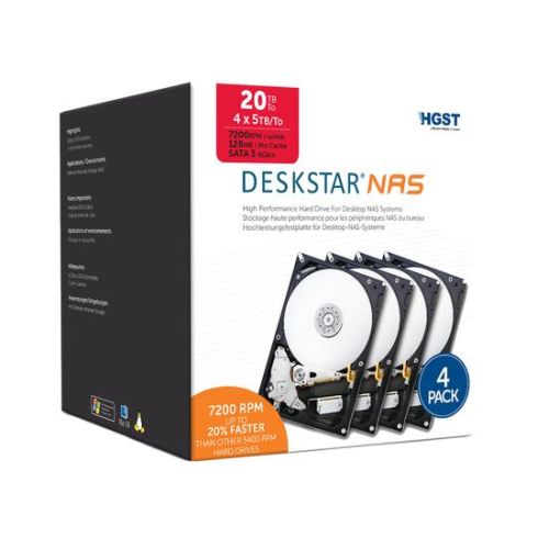 5TB HGST Deskstar NAS 4Pack