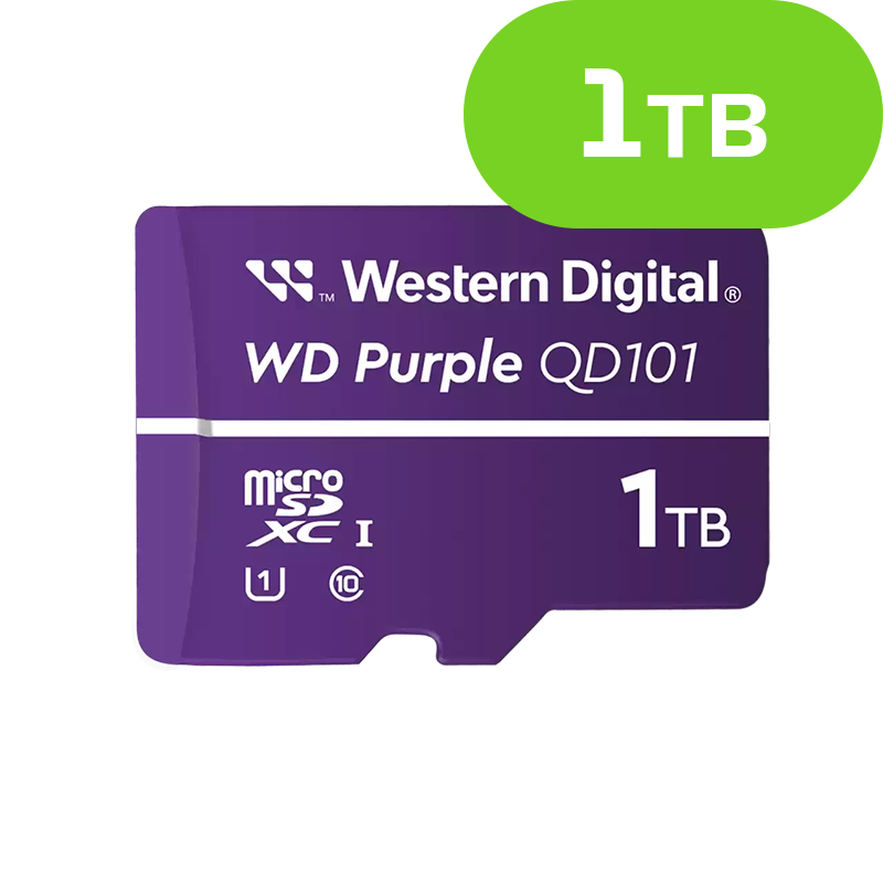 1TB WD Purple Surveillance microSDXC WDD100T1P0C