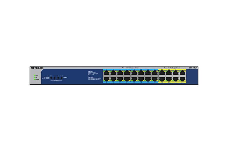 Netgear 8x1G PoE+ + 16x1G PoE++ unmanaged switch GS524UP-100EUS