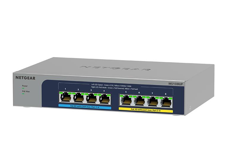 Netgear 8 port PoE++ Unmanaged Switch MS108UP-100EUS