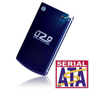 u2o CMS101 Mobile Harddisk Blauw