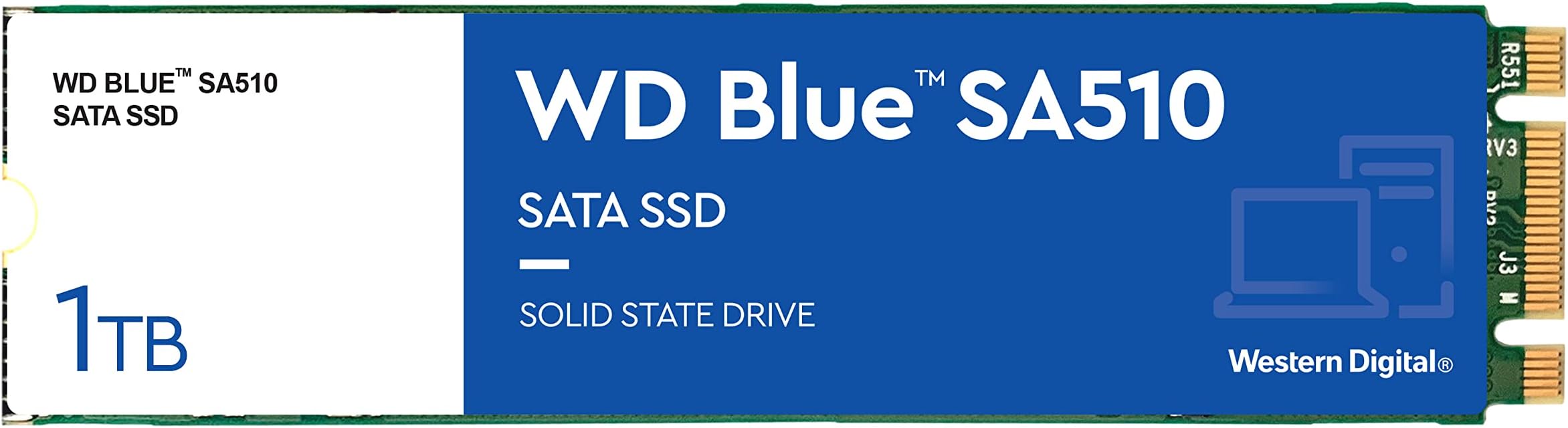 1TB WD Blue SA510 SATA M.2 2280 SSD WDS100T3B0B