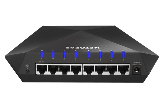 Netgear Nighthawk S8000 Gaming & Streaming 8-Port Gigabit Ethernet Switch
