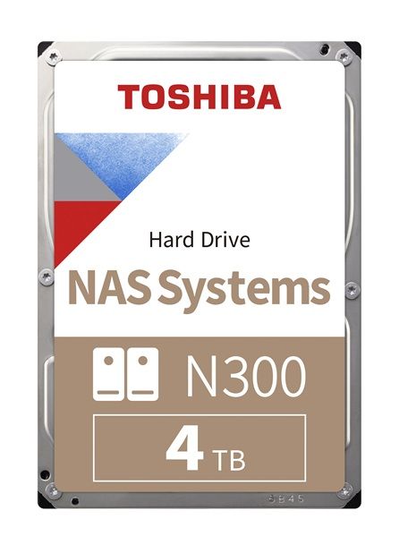 4TB Toshiba N300 NAS HDD 7200 rpm 3.5 inch HDWG740EZSTC
