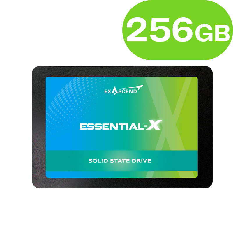 256GB Exascend Essential-X SATA3 2.5" SSD ES256GSSD25SAU