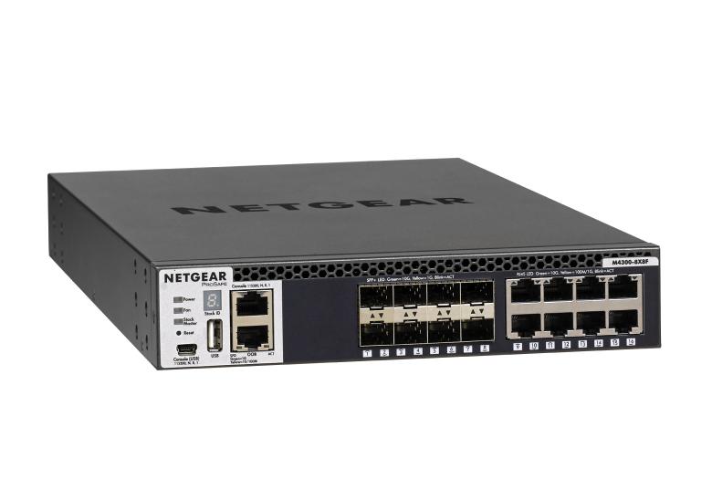 Netgear L3 8x10 + 8x10 Gigabit SFP+ managed switch M4300-8X8F XSM4316S-100NES