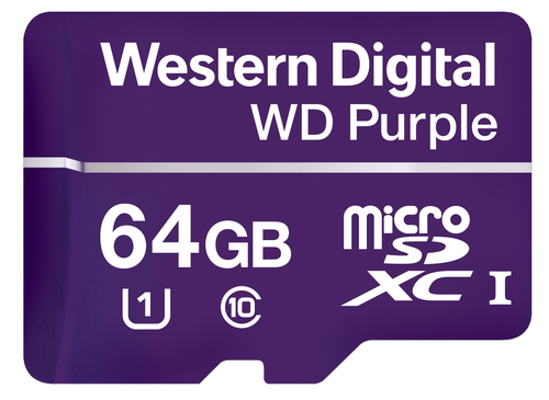 64GB Western Digital Purple Surveillance microSDXC