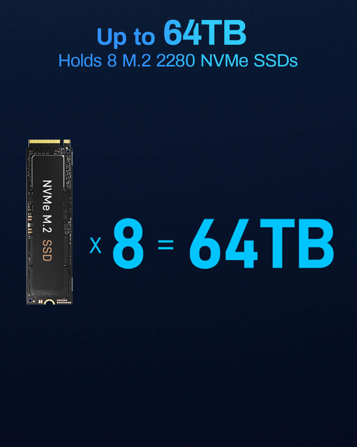 TerraMaster F8 SSD Plus SMB SSD NAS 8-Bay 