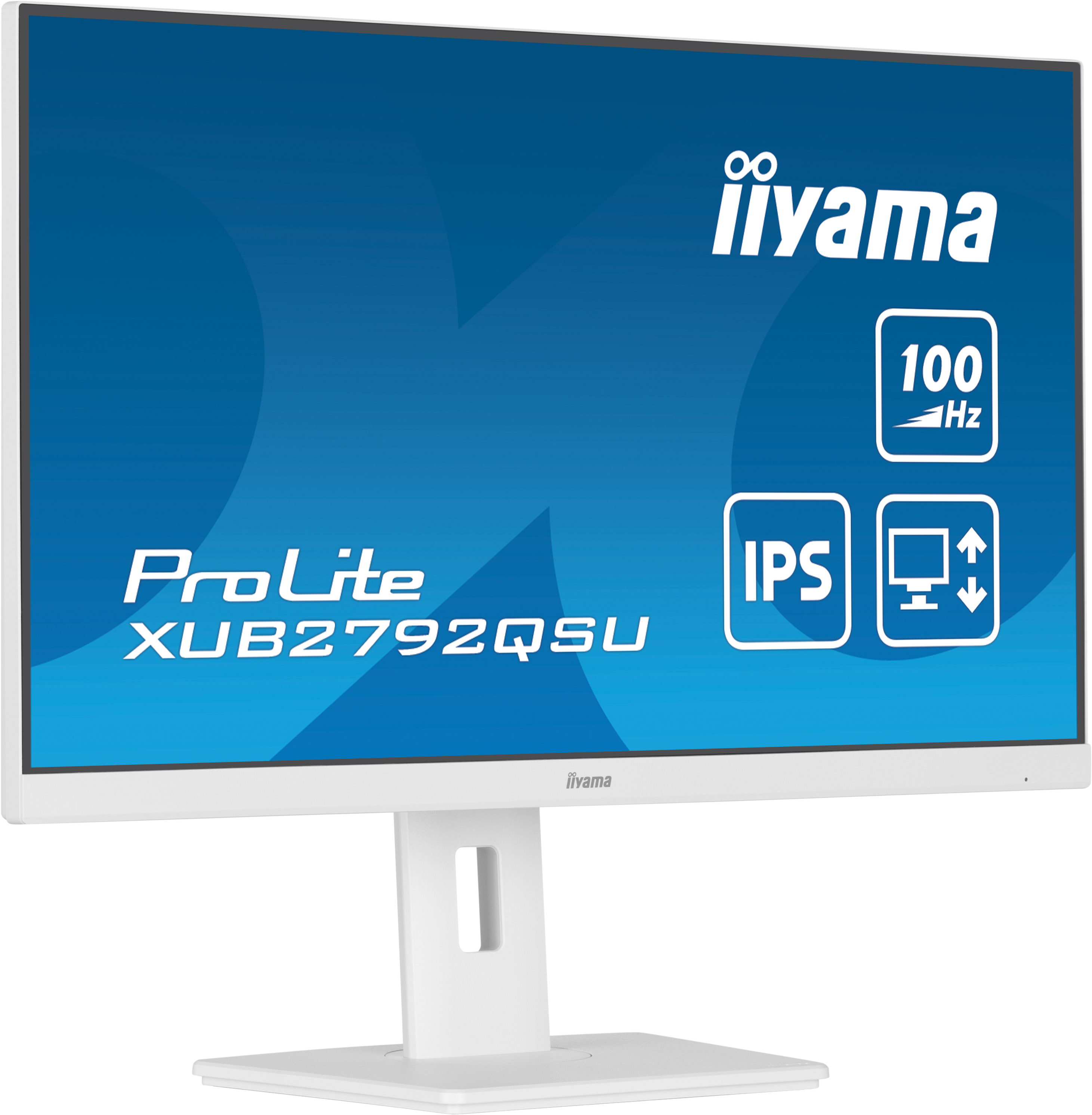 iiyama ProLite XUB2792QSU-W6 27” WQHD IPS met USB-hub wit monitor