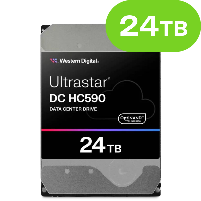 24TB Western Digital Ultrastar DC HC590 (SATA 6Gb/s) WUH722624ALE6L4 512e/4Kn SE 0F65684