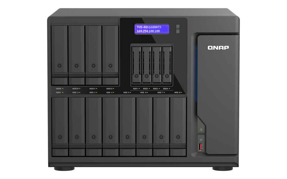 QNAP NAS TVS-AIh1688ATX-U7-32G 16-Bay NAS