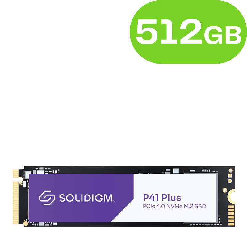 512GB Solidigm SSD P41 Plus Series 512GB M.2 NVMe SSDPFKNU512GZX1