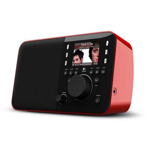 Logitech Squeezebox Radio Rood