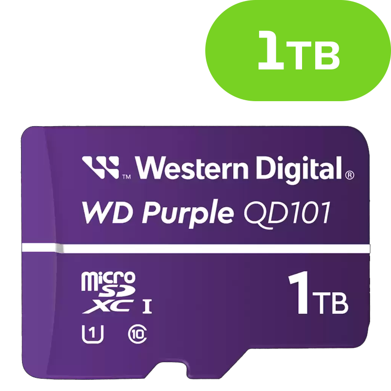 1TB WD Purple Surveillance microSDXC WDD100T1P0C