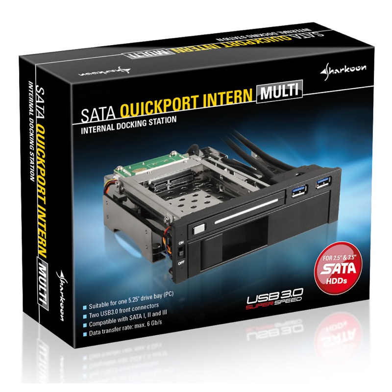 Sharkoon SATA QuickPort Intern Multi