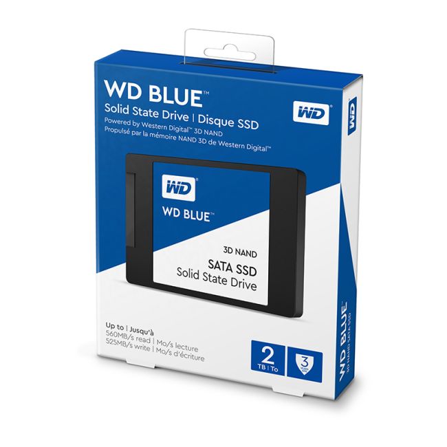 2TB WD Blue 2.5 inch SATA SSD WDS200T2B0A