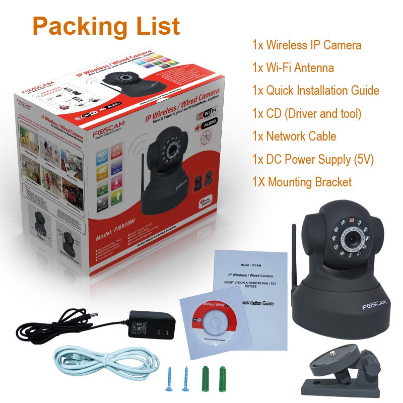 Foscam FI8918W Black