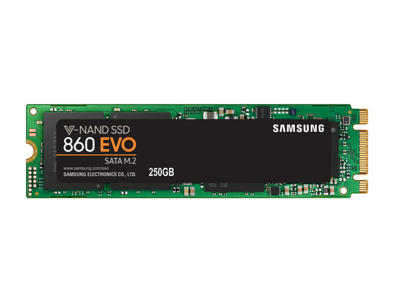 250GB Samsung M.2 860 EVO MZ-N6E250BW