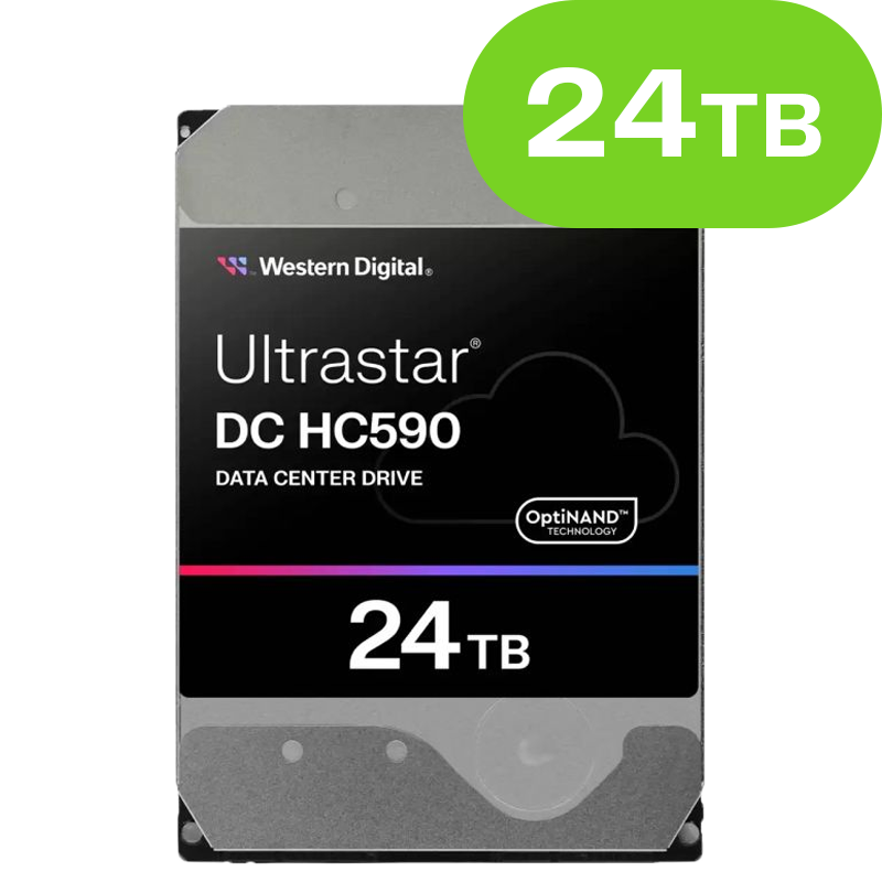 24TB Western Digital Ultrastar DC HC590 (SAS 12Gb/s) WUH722624AL52L4 512e/4Kn SE 0F59373