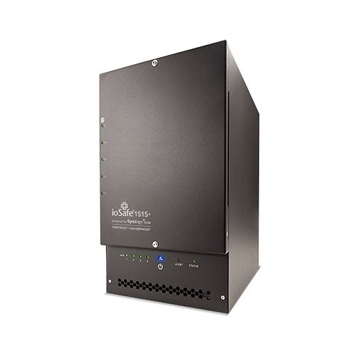 ioSafe 1515+ NAS 20TB (4TBX5) WD RED HDD Fireproof Waterproof 1 Year Basic