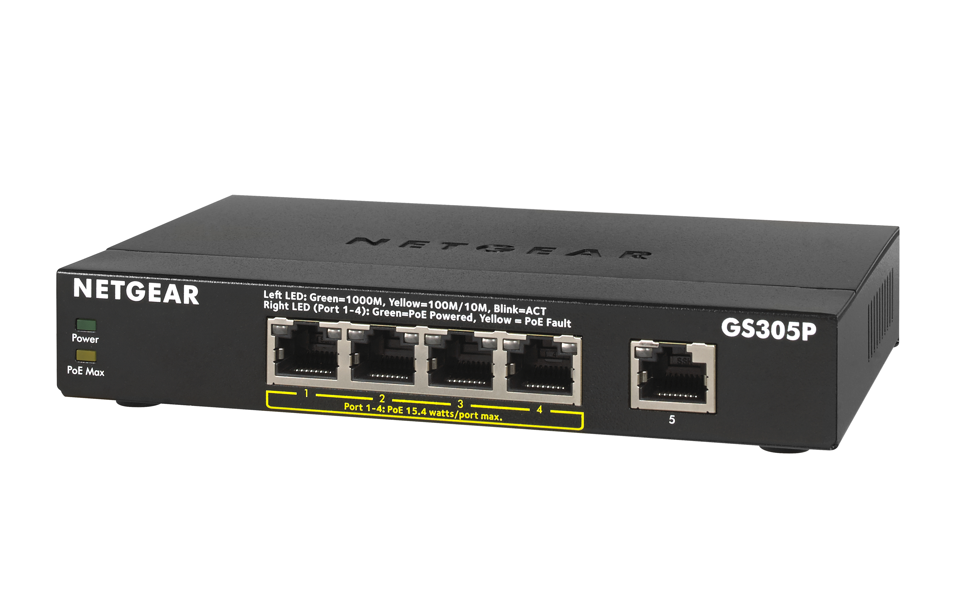 Netgear GS305P 5 port PoE Gigabit Switch