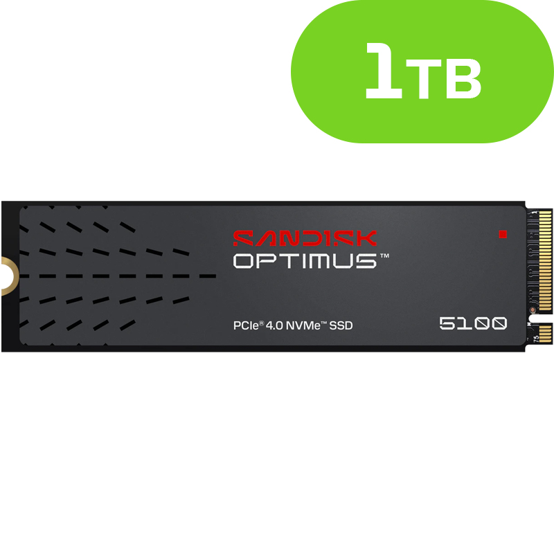 1TB SanDisk Optimus 5100 PCIe 4.0 M.2 2280 NVMe SSD SDSP51100TAN-000E0