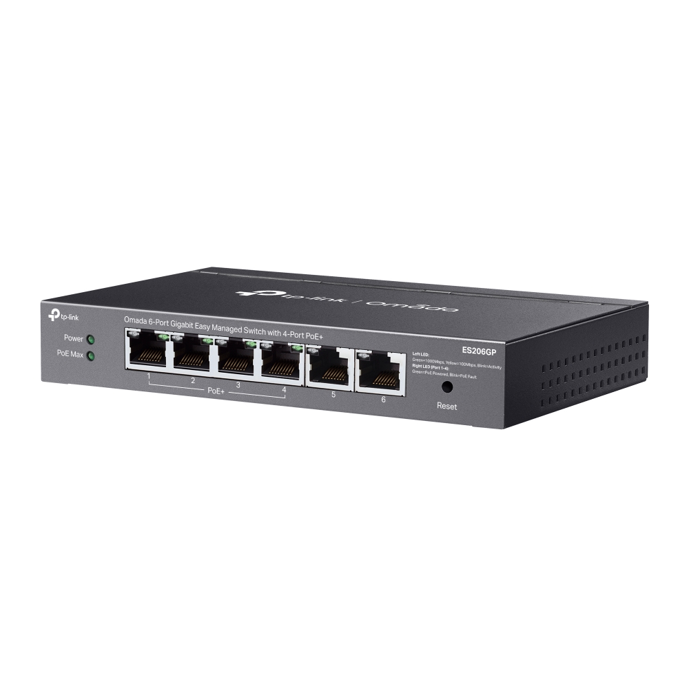TP-Link New Omada 6-Port Managed Switch ES206GP