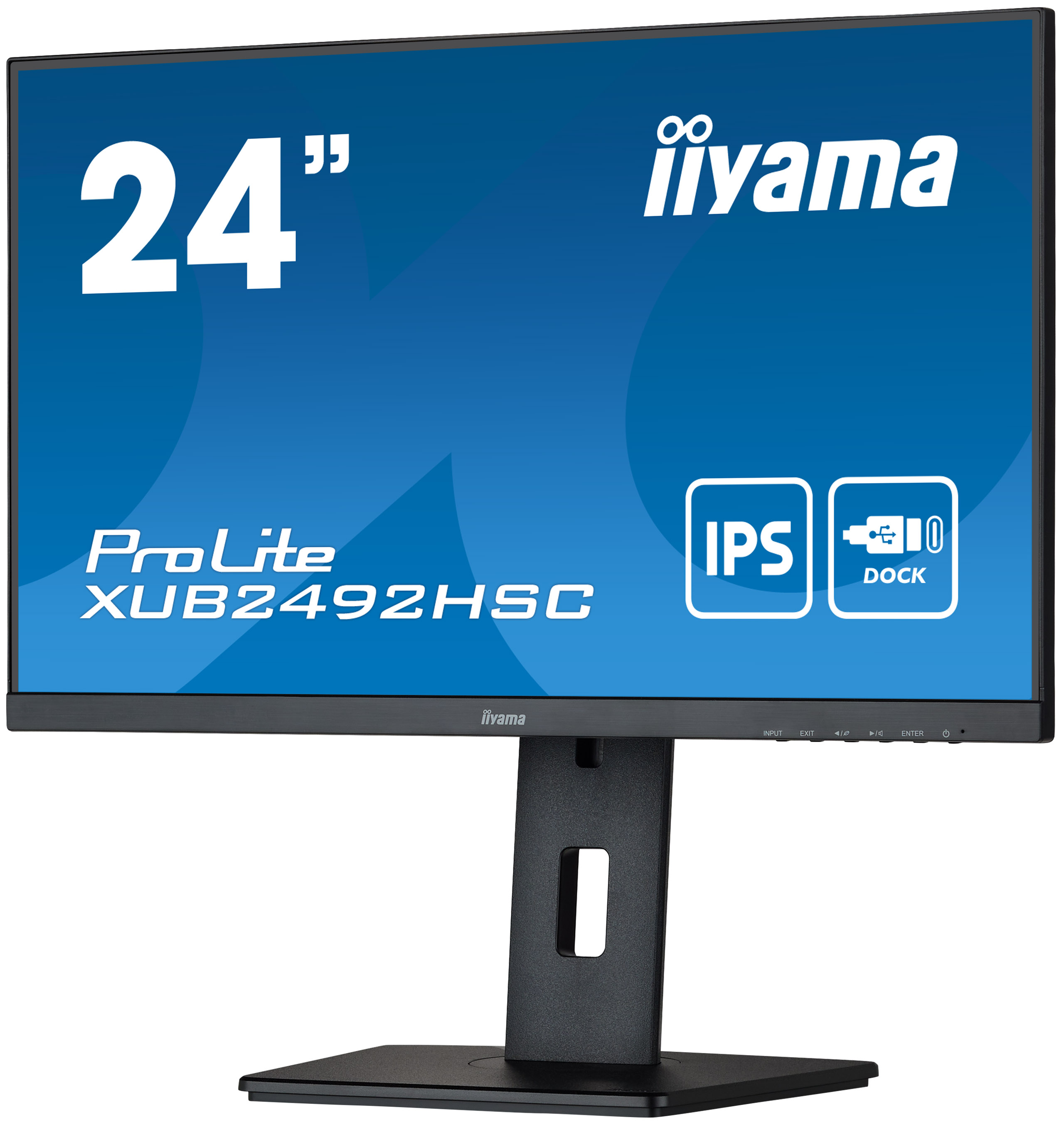 iiyama ProLite XUB2492HSC-B5 24" IPS met USB-C-connector zwart monitor
