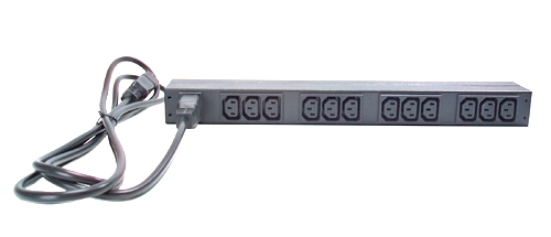 APC Rack PDU, Basic, 1U, 16A, 208/230V, (12)C13 AP9565