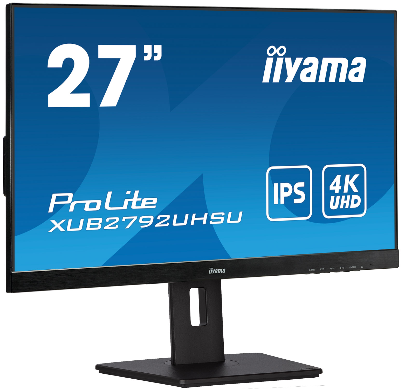 iiyama ProLite XUB2792UHSU-B5 27” Ultra slim design IPS 4K zwart monitor