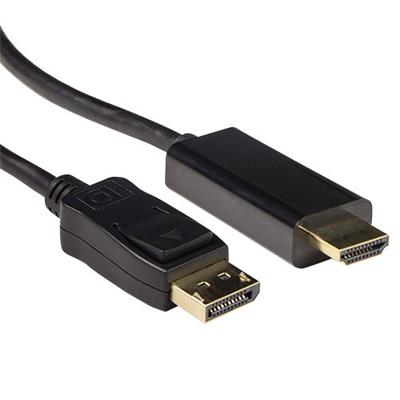 ACT Verloopkabel DisplayPort male naar HDMI-A male 1,80 m
