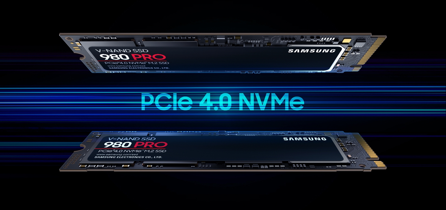 1TB Samsung  M.2 PCIe 4.0 x4 NVMe 1.3 SSD 980 PRO MZ-V8P1T0BW