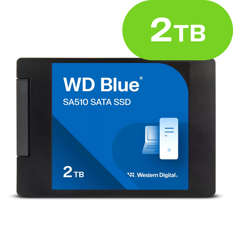 2TB WD Blue SA510 SATA 2.5 inch SSD WDS200T3B0A