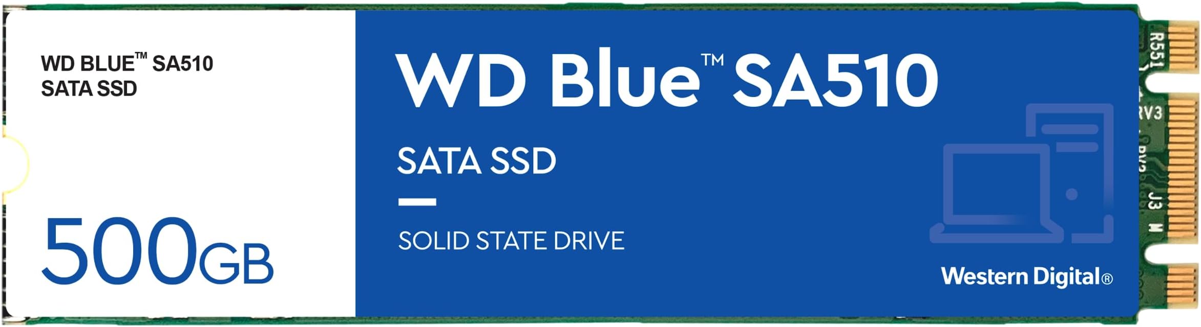 500GB Western Digital Blue SSD M.2 2280 WDS500G3B0B