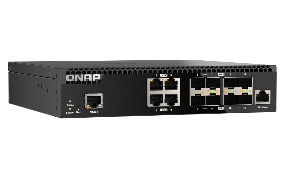 QNAP QSW-M3212R-8S4T 10GbE L2 managed switch